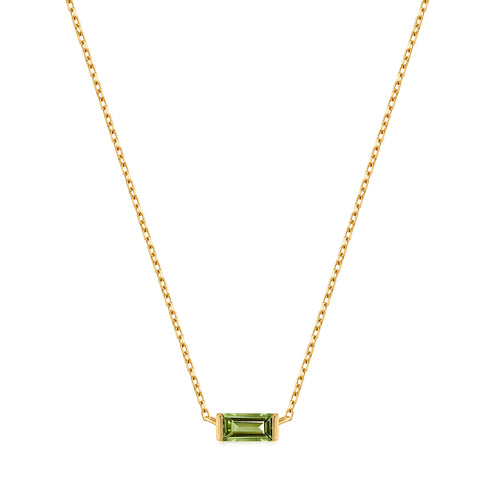 14kt Gold Tourmaline Necklace